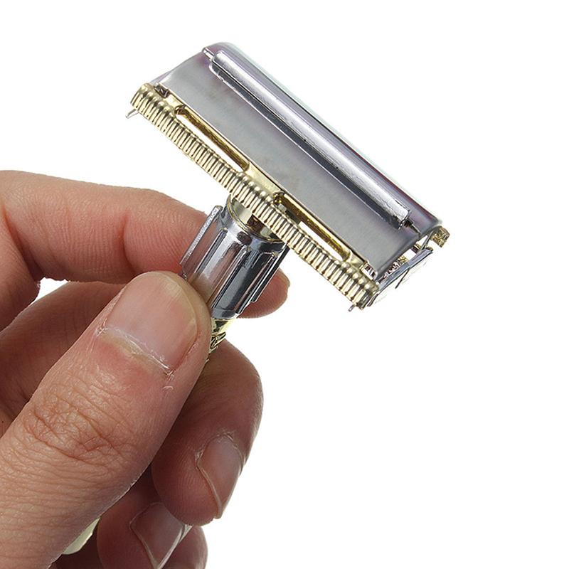 Product Introduction of Manual Shaver For Men Classic Stainless Steel Safety Razor Shaver With Brush And Box P7F3 23