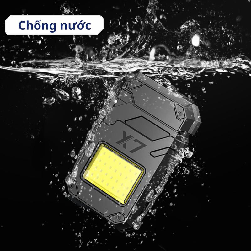Đèn pin led cob mini X7 đa chức năng 3 chế độ ánh sáng bỏ túi tiện dụng mang theo du lịch dã ngoại, chiếu sáng trong gia đình 5