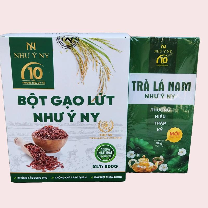 Combo Bột Gạo Lứt và Trà Lá Nam Như Ý NY