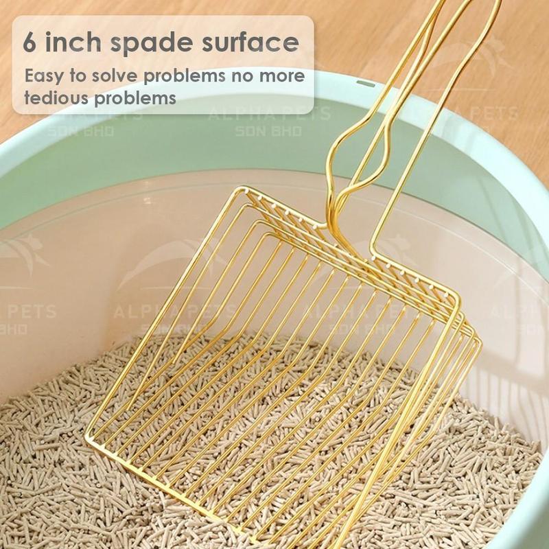 Product Introduction of CATQUEEN Cat Litter Scoop Metal Litter Scoop Large Toilet Cleaning Tool Stainless Steel Cat Toilet Scoop Pet Supplies 27