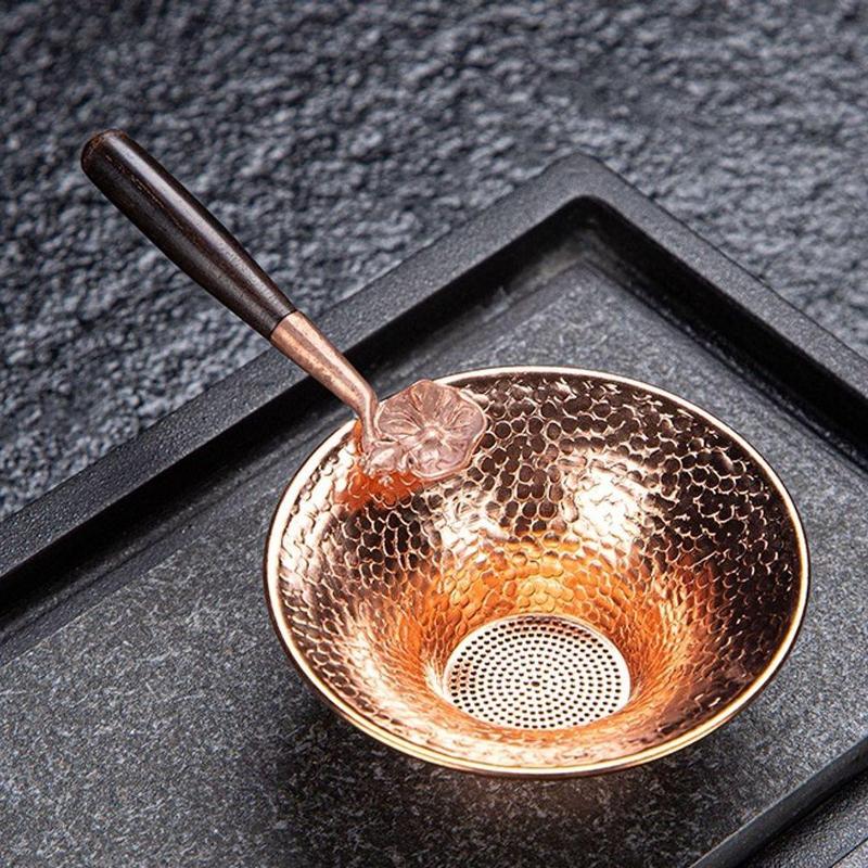 Lọc trà đồng đỏ gò tay cao cấp 1