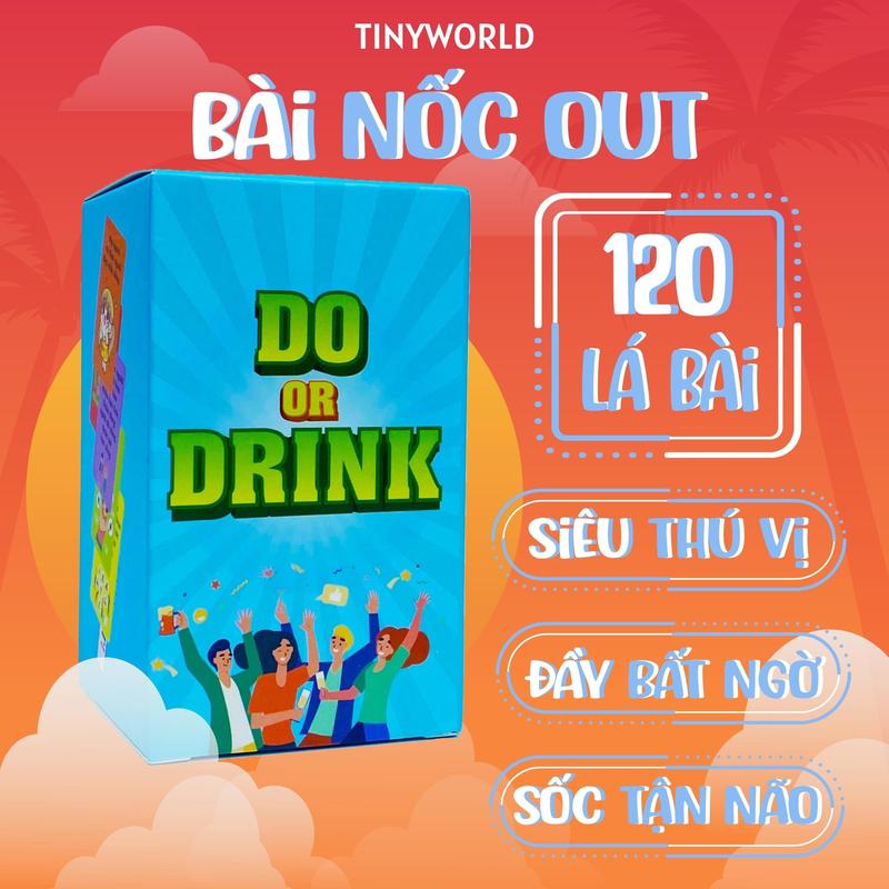 Bộ bài Do or Drink - Drinking Game Làm hay Uống bài uống cho cặp đôi nhóm bạn