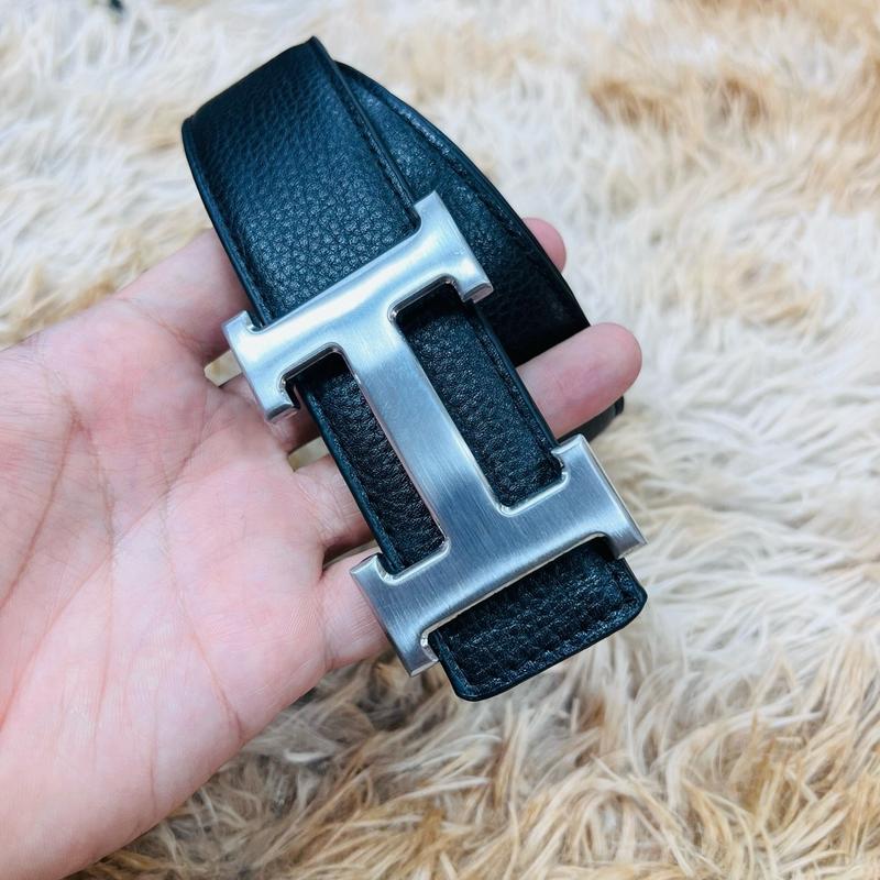 [ 3.3cm *110cm] Thắt lưng da bò xịn mặt khoá hình chữ Hờ 3.3cm hợp kim đúc cao cấp. Dây da bò nhập khẩu mềm mại đẳng cấp - mặt khoá chữ Hờ rời lắp dây 3.3cm (dây lưng - dây rời không mặt - mặt khoá chữ Hờ rời ) nam