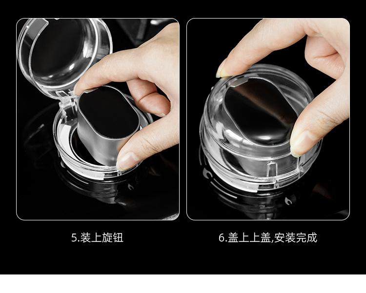 Product Introduction of Gas Stove Switch Protective Cover Household Gas Switch Button Protective Cap High Temperature Resistant Oil-proof Switch Protective Cover 7