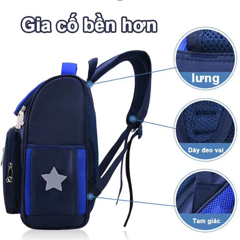 [COD] Giao hàng ba lô cho nam và nữ từ Thái Lan, học sinh tiểu học, trung học cơ sở, học sinh trung học, túi xách, túi xách 4