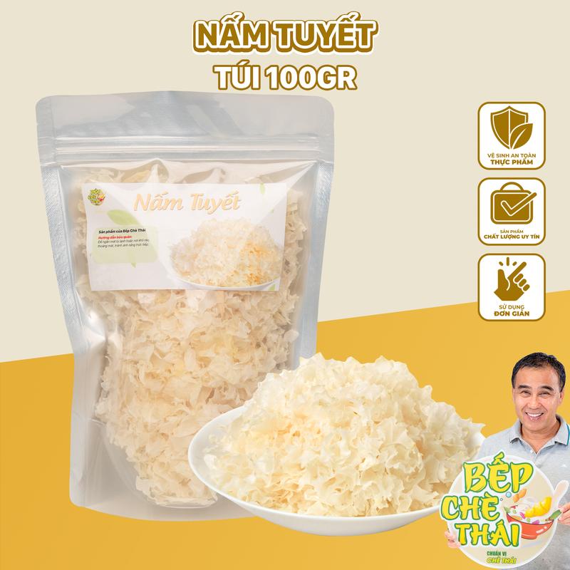 Nấm tuyết khô gói 100gr - Bếp Chè Thái