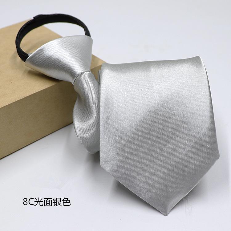 Product Introduction of Men's Casual Zipper Tie New Professional Formal Suit Convenient Lazy Tie 3