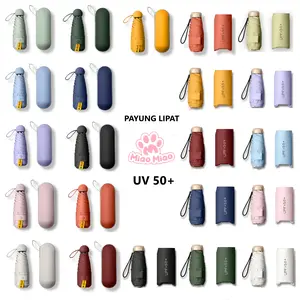 Payung Lipat Anti UV UPF 50+ - Besi Tahan Karat - Multifungsi - Tahan Hujan & Sinar Matahari