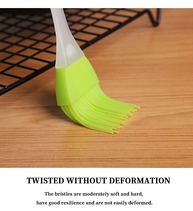 Product Introduction of Silicone Oil Brush, Small Split Barbecue Seasoning Brush, Heat-resistant Baking Brush, Cake Oil Brush, Cooking Accessories, Kitchen Supplies 4
