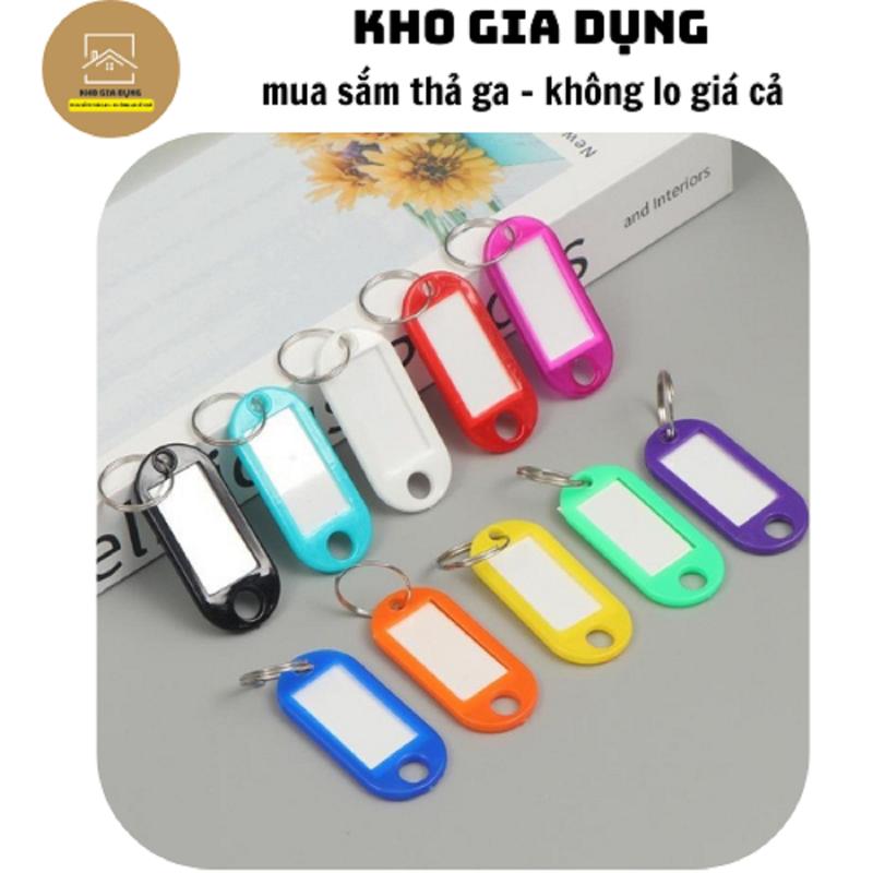  Thẻ Ghi Nhớ Gắn Móc Khoá - Nhãn Tag Name Móc Chìa Khoá Đánh Dấu Số Phòng Hành Lý Vali Tiện Dụng 88447 Móc Khóa 