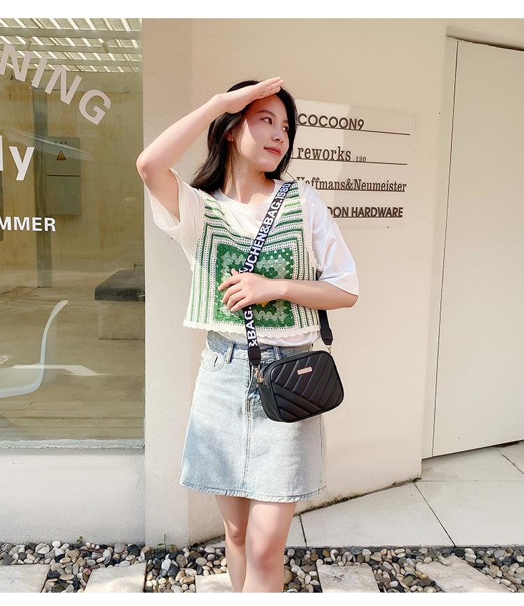 Product Introduction of Bag Women's Bag 2024 New Small Square Bag Women's Shoulder Bag Fashion Crossbody Bag Small Bag Coin Purse 16