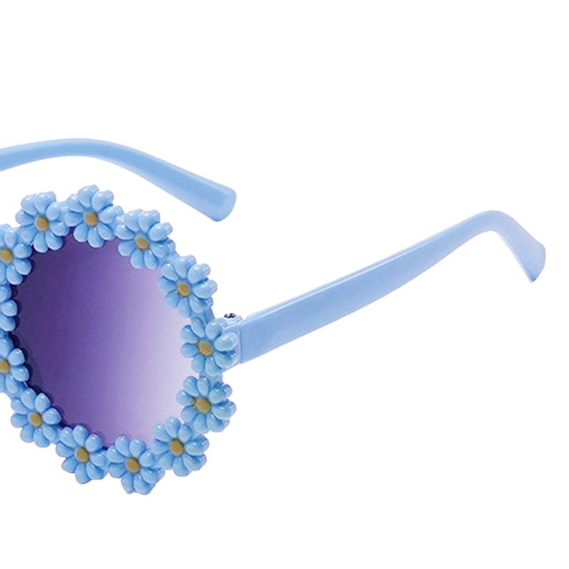 Product Introduction of Child Girls Sunglasses, Cute Sweet Flowers Summer Outdoor Travel Casual Kids Glasses 22