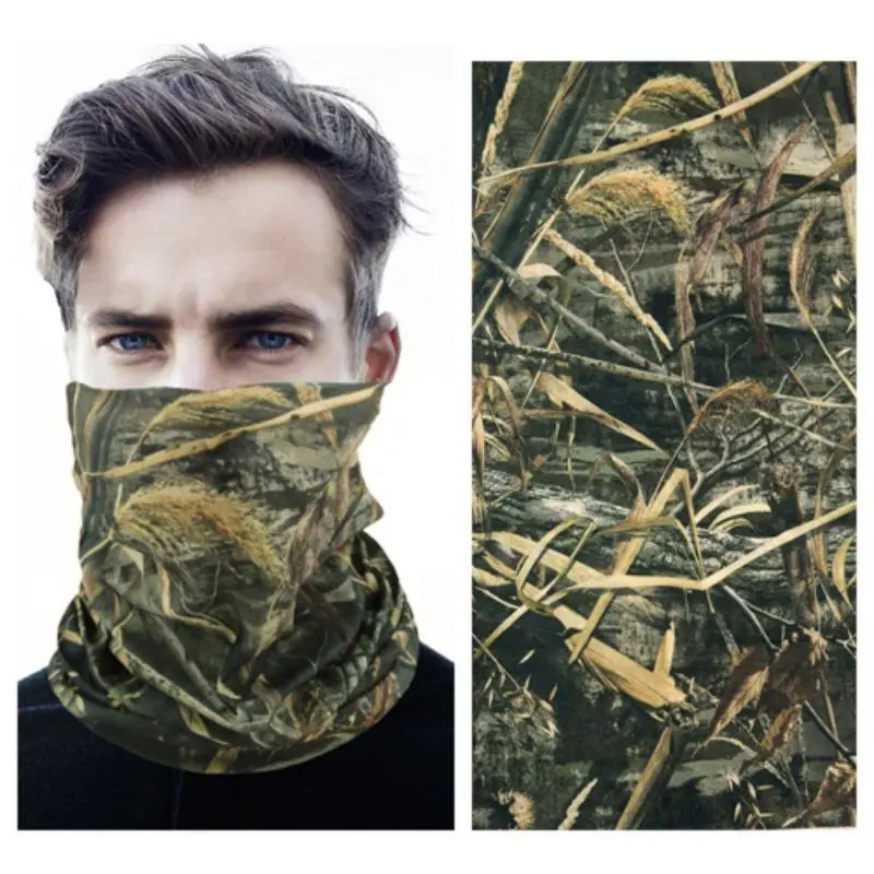 Outdoor Camouflage Pattern Headscarf, 5 Counts/set Breathable Dustproof Cycling Magic Headscarf, Multifunctional Sports Headscarf for Men & Women 8