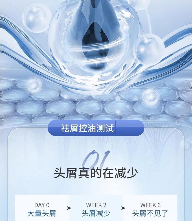 Product Introduction of Xikangwang Anti-Dandruf and Relieve Itching Washing Water Oil Removing Refreshing Skin Washing Cream Anti-Mite Grease-Overflow Moss Lotion 18