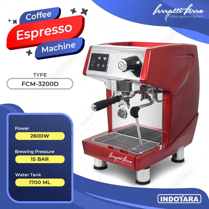 Ferratti Ferro Espresso Machine FCM3200D 3