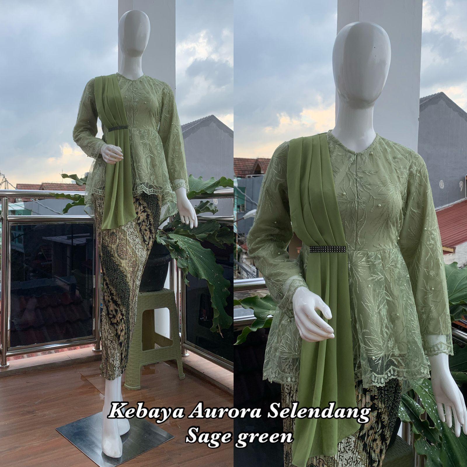 DJ collection 21 Setelan Kebaya Aurora Selendang Kebaya Busui Friendly modis Dan Elegan kebaya Wisuda - Baju Pesta - Kebaya Kondangan-Kebaya Remaja