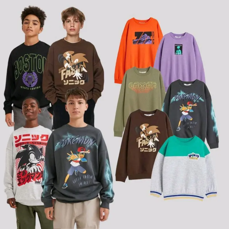Sweater Anak Laki-laki HM 1-14 Tahun