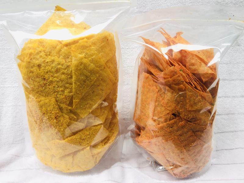 combo 1 ký bánh tráng phô mai :500g mè sữa và 500g tép hành Snack Ăn Vặt Food Thức Ăn