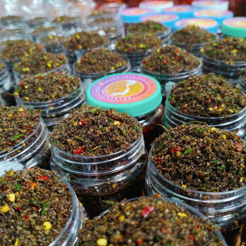 Muối Chẩm Chéo KHÔ 12 vị Tây Bắc loại Đặc Biệt - Gia Vị Vùng Cao Cay