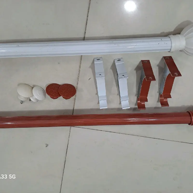 thanh treo rèm  cửa sô găn tuong chất lieu nhôm sơn tinh điện 3