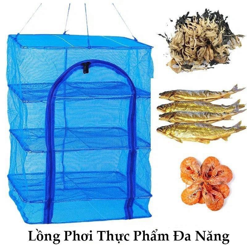 Lồng Phơi Đa Năng để phơi cá khô có thể xếp gọn
