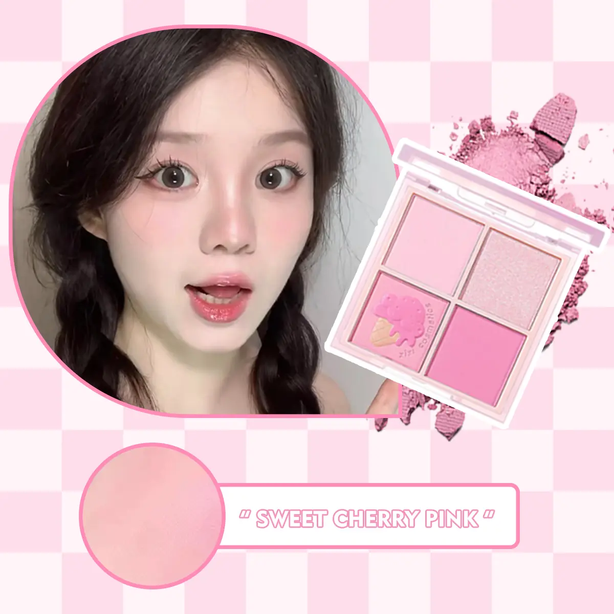 Phấn Má Hồng Dạng Phấn, Tính Toán Bốn Màu, Genki Girl, Làm Sáng Và Chải Chuốt, Như Độ Sậm Màu Da Của Cô Gái, Mong Muốn Thuần Khiết, Thích Hợp Cho Gió Mong Muốn Thuần Khiết, 【XIX】 má  hồng  xxi bảng  má  hồng | BigBuy360 - bigbuy360.vn