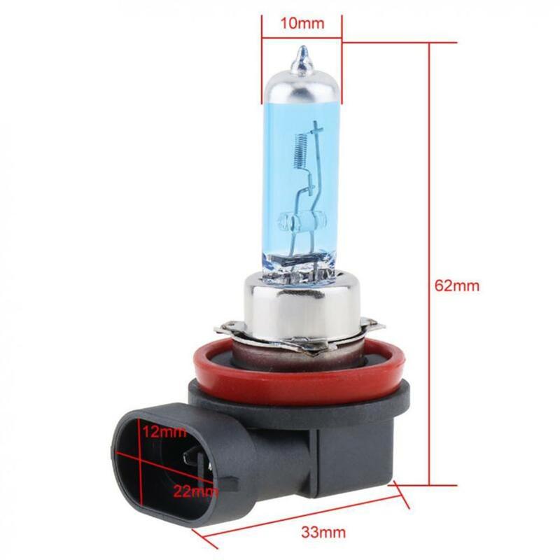H11 55W 5000K White Light Super Bright Car Xenon Lamp Headlight Fog Bulb 4