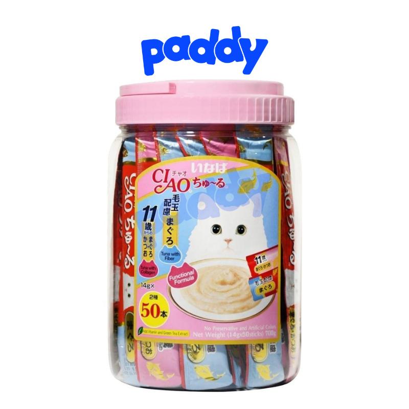 Súp Thưởng Mèo Ciao Churu Mix Nhiều Vị