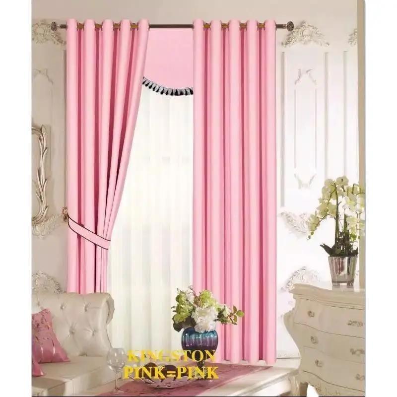 gorden minimalis embos polos Jendela Pintu Tali Curtain 0
