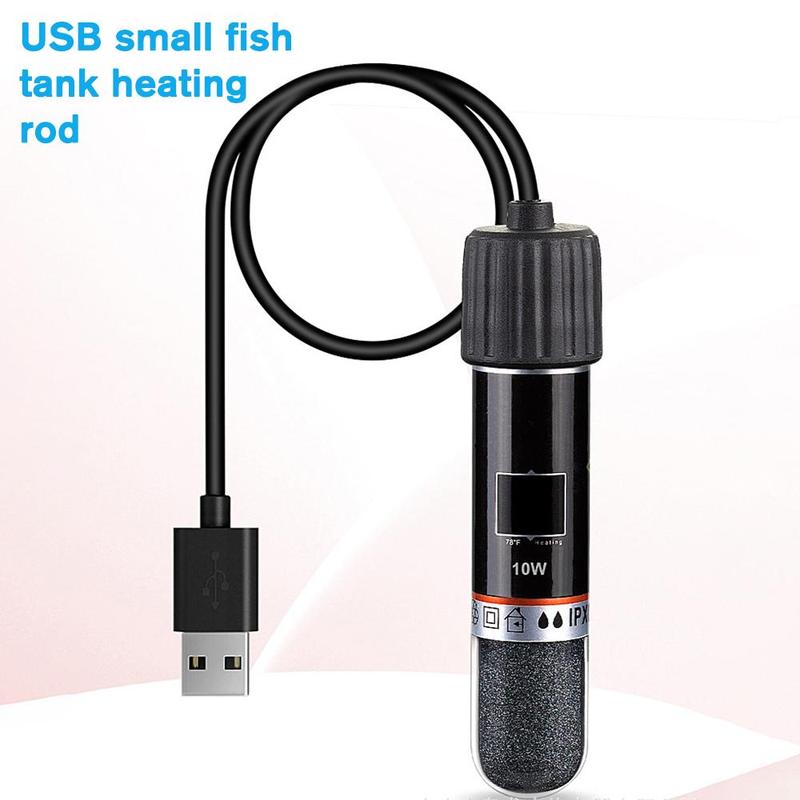 Product Introduction of Mini Heating Rod Submersible Aquarium Heater With Temp Controller Usb Thermostatic Rod For G7X6 28