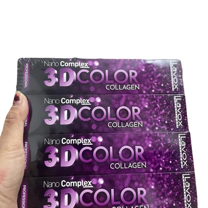  Nhuộm lavox colagen  3 D đầu đủ tông màu số lượng lớn cho sỉ phụ liệu và salon typs 100g 
