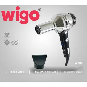 Hair Dryer W-900 Silver Wigo 650 watt Pengering Hairdryer