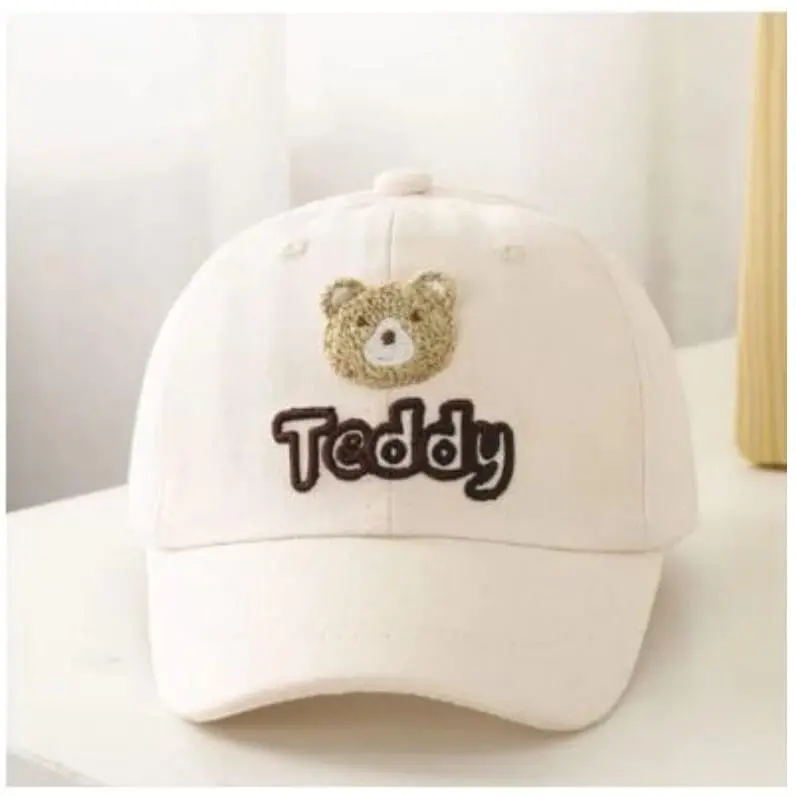 Topi Anak Karakter Teddy Bear Laki Laki Perempuan Motif Dino Pria Wanita Cowok Cewek Usia 2- 9 Tahun Trend Terbaru Fashion Tppi anak 3