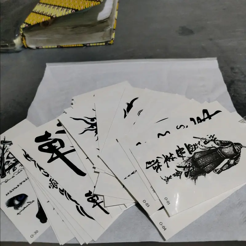 Isi 30 pcs tato temporary temporer Stiker Tato cowok Cewek Tatto 4