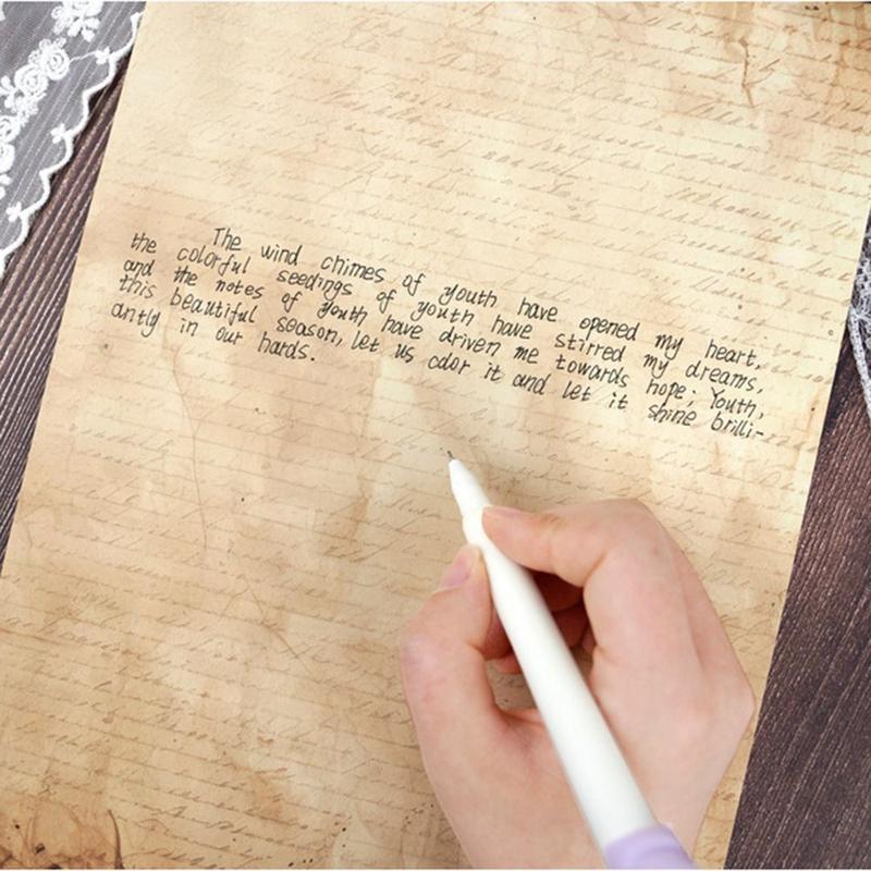 Giấy Xuan, 50 Tờ, Văn Phòng Phẩm Cổ Điển Giấy Viết, Giấy Vẽ Đơn Giản, Giấy In, Đồ Thủ Công Tự Làm, Cuộn Cướp Biển Cổ Điển, Phong Bì 4