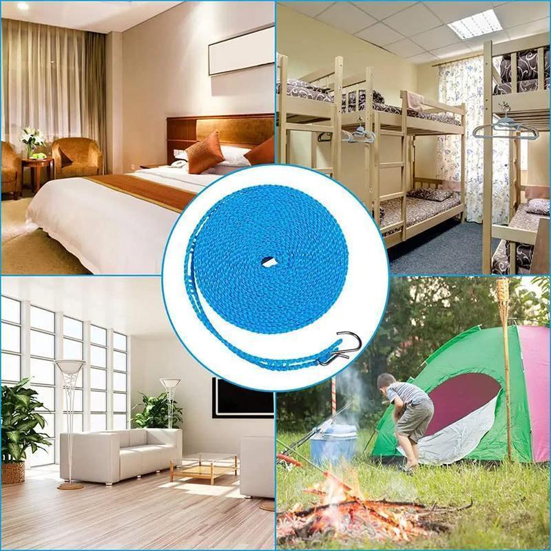 Product Introduction of 5M Washing Line, Nylon Washing Line, Outdoor Washing Line, Camping Washing Line, Exterior Washing Line FüR Indoor- Und Outdoor-CampingbüGel, 23
