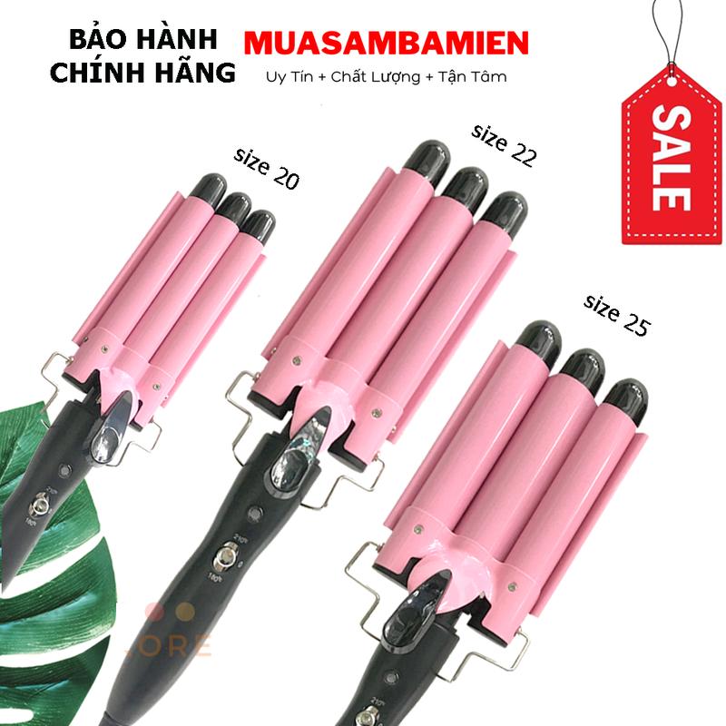  Máy bấm sóng nước 3 trục xoăn sóng nước hàn quốc Máy Uốn Tóc Máy dập sóng tóc Nữ máy uốn tóc sóng 3 trục Women mayu  ontocxoansongnuochippie 