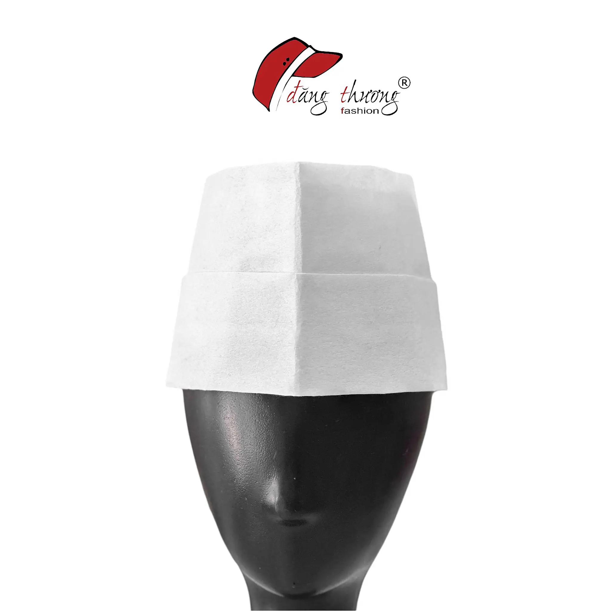 COMBO 5 CÁI - Mũ nón đầu bếp giấy - vải không dệt size 30x12 cm