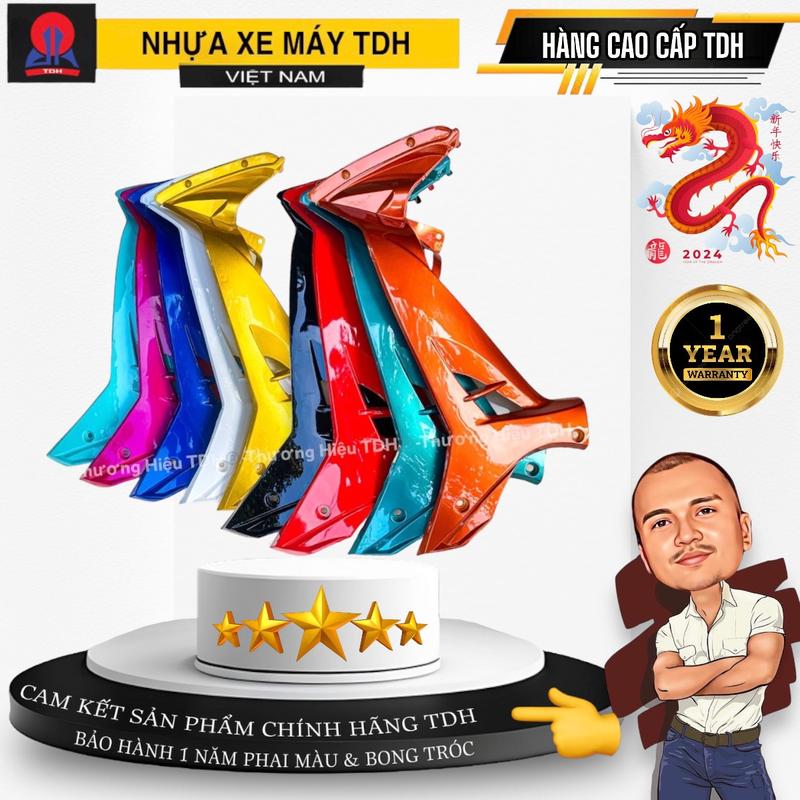 Thành DH Yếm Trong Bửng Trong Sirius Cao Cấp Chính Hãng TDH - Nhựa Xe Máy Sirius 110 & 50