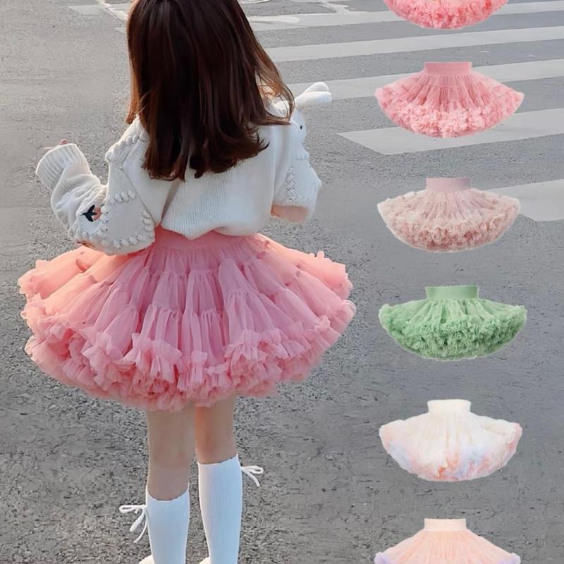 Cá Mập Con - CV1068: Chân Váy Tutu Siêu Bồng Bềnh Cho Bé Gái Qccc Màu Sắc Đa Dạng Size 80-130 Chất Liệu Voan Mềm Có Lớp Lót Bên Trong Kiểu Dáng Cạp Chun