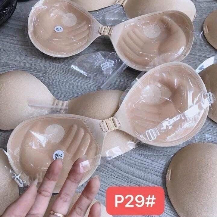 P29- Áo Dán Cài Trước Tạo Khe Mút Dày 3cm tặng kèm dây trong chống tụt 5