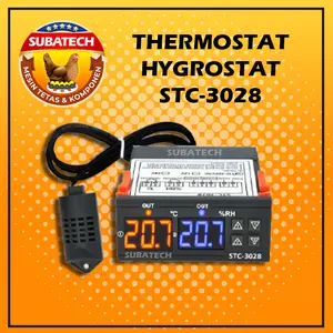 Thermostat Hygrostat STC-3028 Termostat Higrostat Digital Mesin Tetas Telur