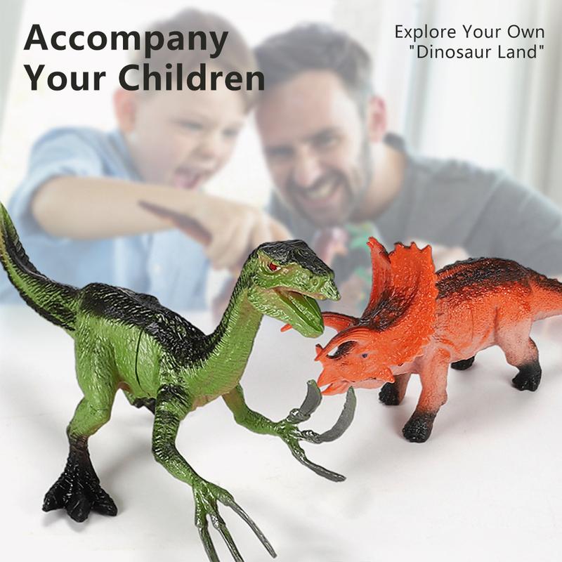 CS 1pc 15cm Small Dinosaur Model Toy Jurassic Tyrannosaurus Raptor Triceratops Ankylosaur Stegosaurus Gift for Kids #444754 3