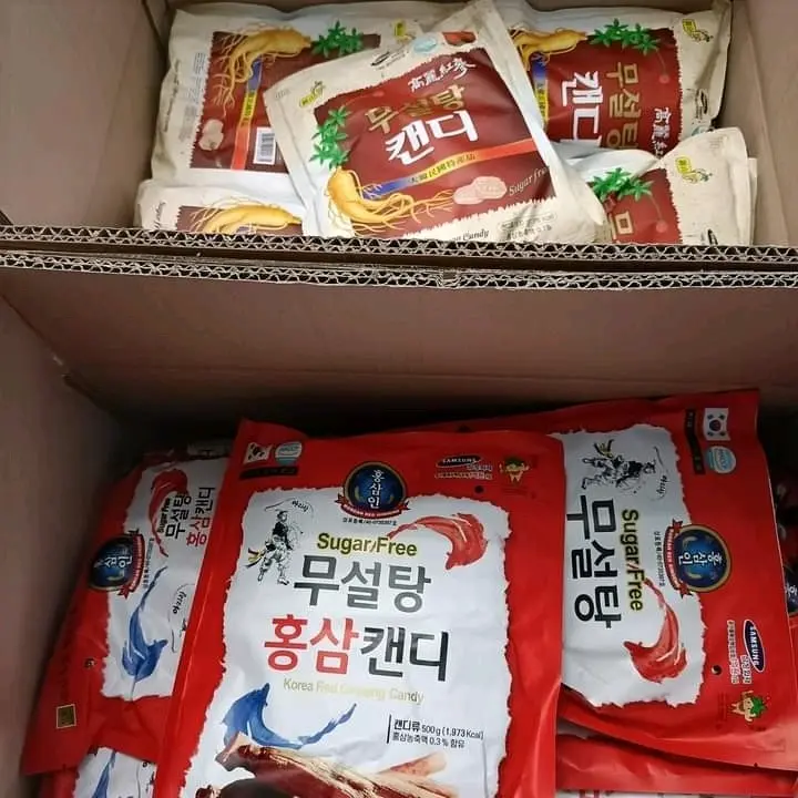 Kẹo Sâm Không Đường Hàn Quốc 500g