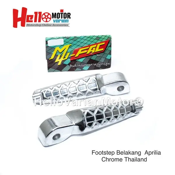 Footstep Belakang APRILIA Chrome Universal Honda Yamaha