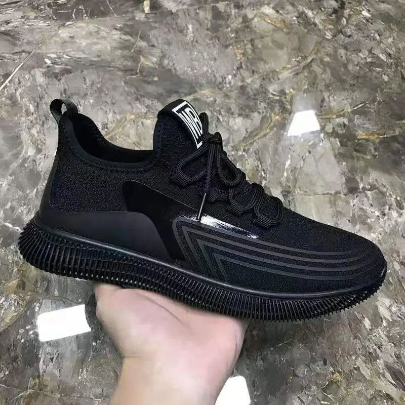 Giày thể thao sneaker nam HUTA GS022 màu đen, vải mềm thoáng khí, đế chống trượt Nhung