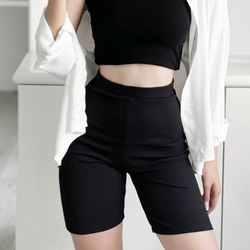 Product Introduction of [XẢ KHO] [ COMBO 2 chiếc ]quần ngố trên gối,đen tuyền,mặc thoáng mát dễ chịu Thun Cotton 4