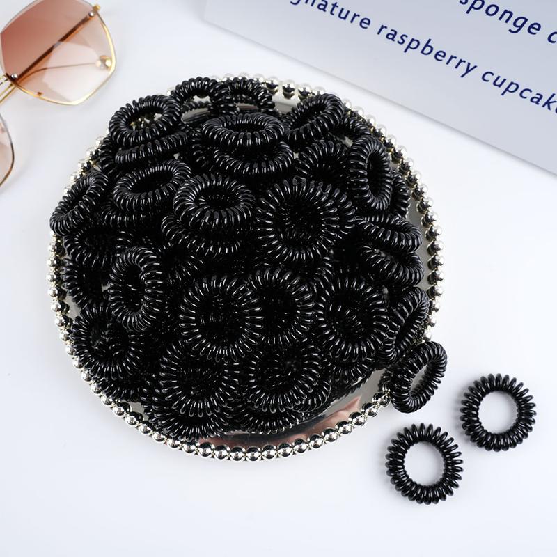 Product Introduction of 💕Dreaming of the glass💕Black Korean-style leather hair band 2