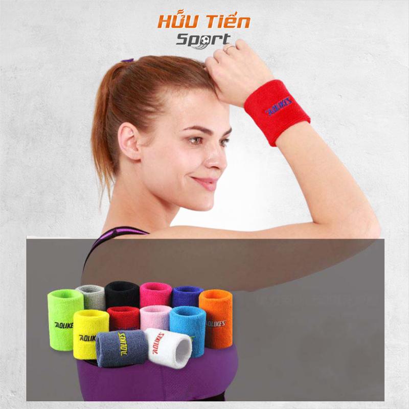Băng Đeo Cổ Tay Thể Thao Nam Nữ, Băng Chặn Mồ Hôi Bảo Vệ Cổ Tay Khi Chơi Thể Thao, Tập Gym, Tennis Aolikes AL0235 8CM Sport Tập Thể Dục Quấn Cổ Tay Phụ Kiện