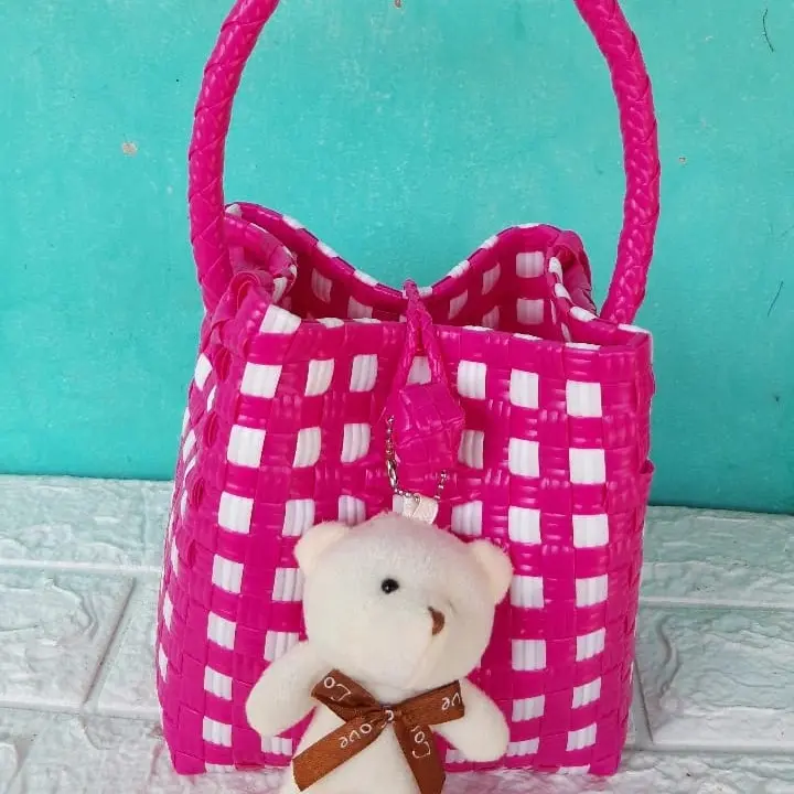 TAS ANYAM MINI CUBE JINJING/TAS LUCU/TAS WANITA 2